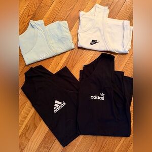 Nike and Adidas Tank Tops Set x 4